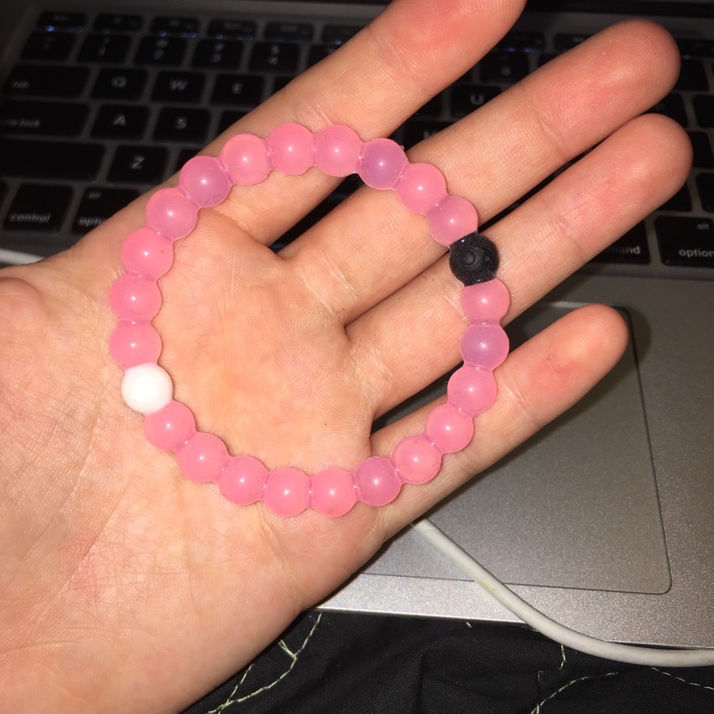Pink lokai bracelet